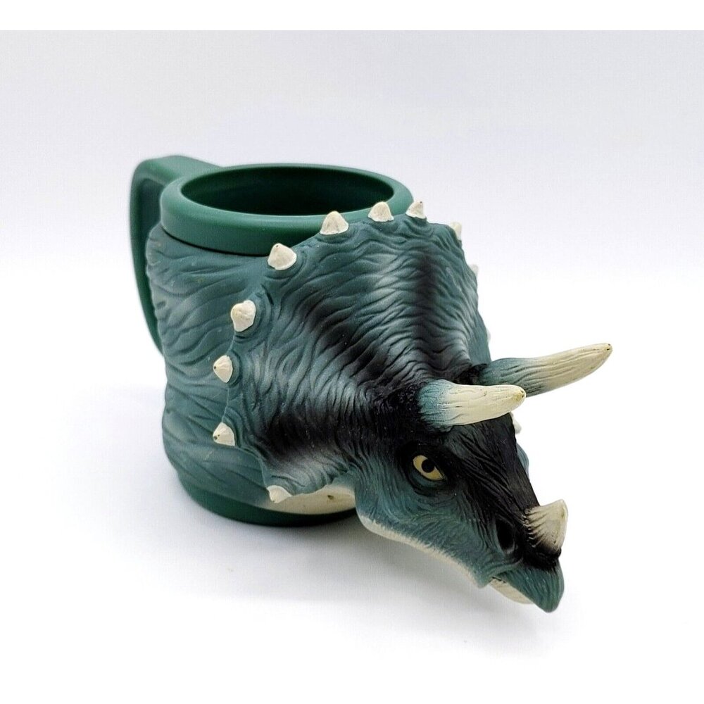 Jurassic Park Plastic Triceratops Dinosaur Mug Cup 1997 Equity Toys